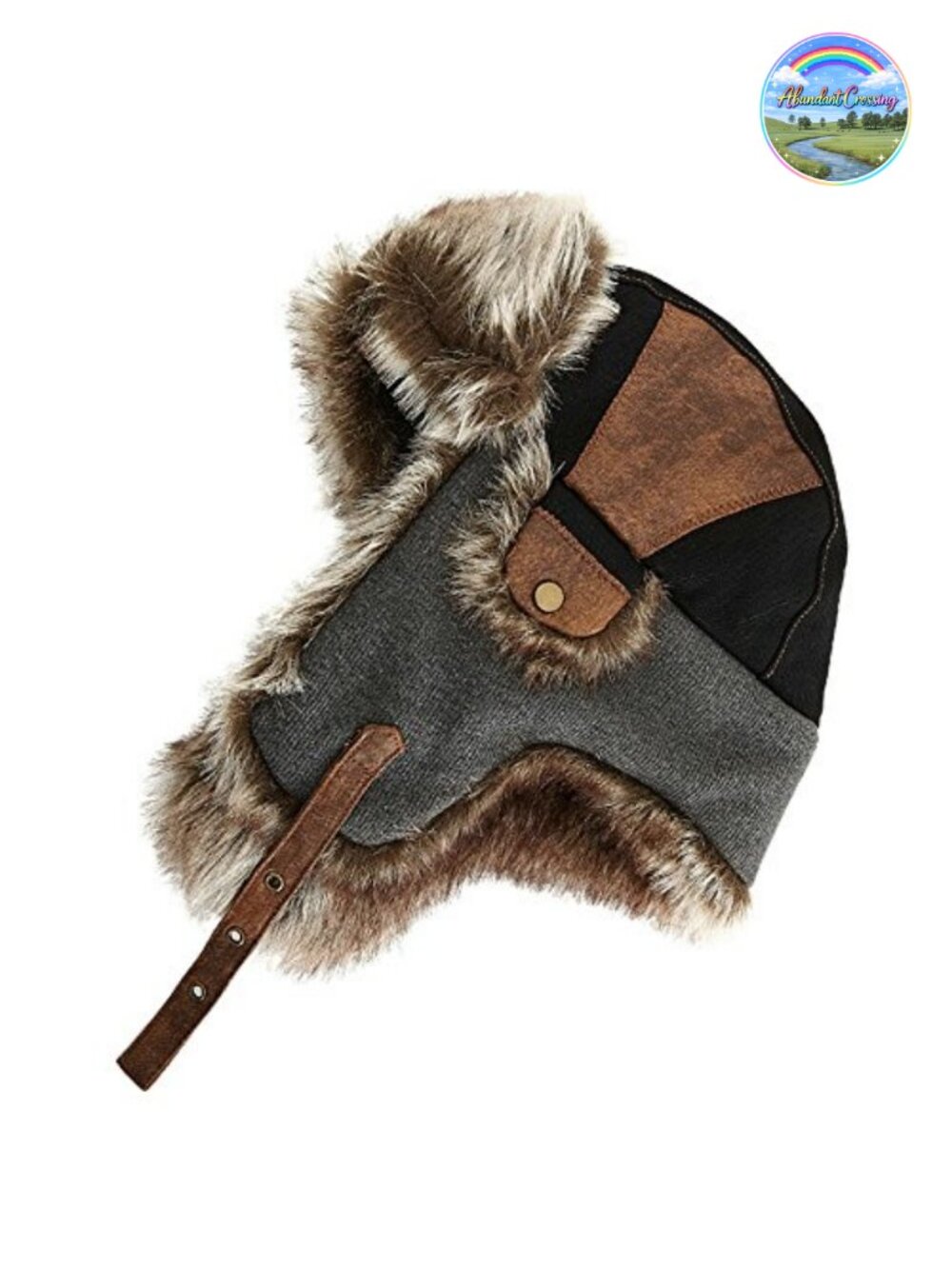 Comhats Winter Trapper Hat Faux Fur Ear Flaps Cold Weather Ski